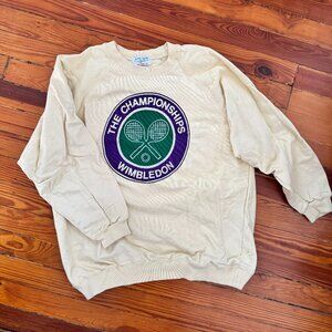 Vintage Wimbledon Yellow Sweater Sz XL